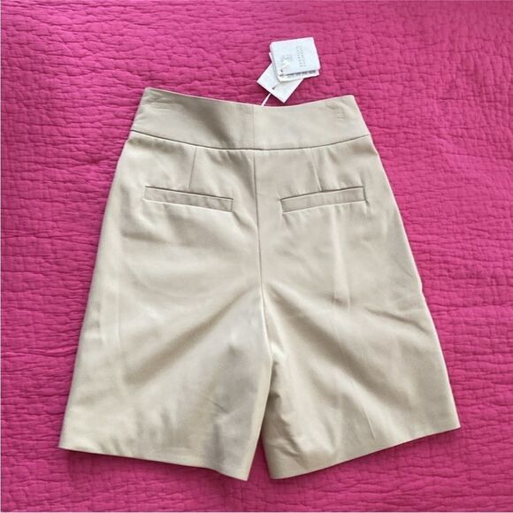 NWT Brunello Cucinelli lamb leather Bermuda shorts, US2 - Picture 7 of 13